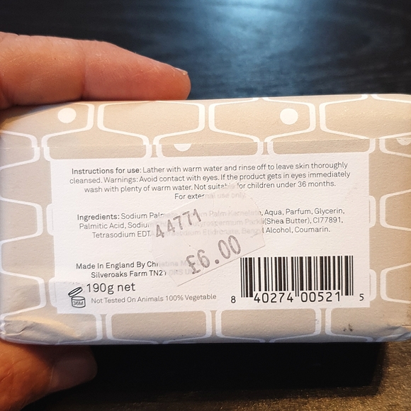 50% OFF WHEN ADDED TO ANOTHER ITEM - NWT London shea butter coconut soap, vegan - Picture 2 of 6